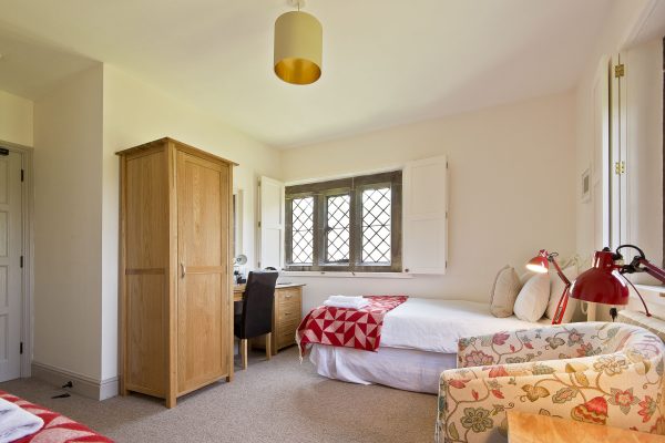 Twin room in the old hall